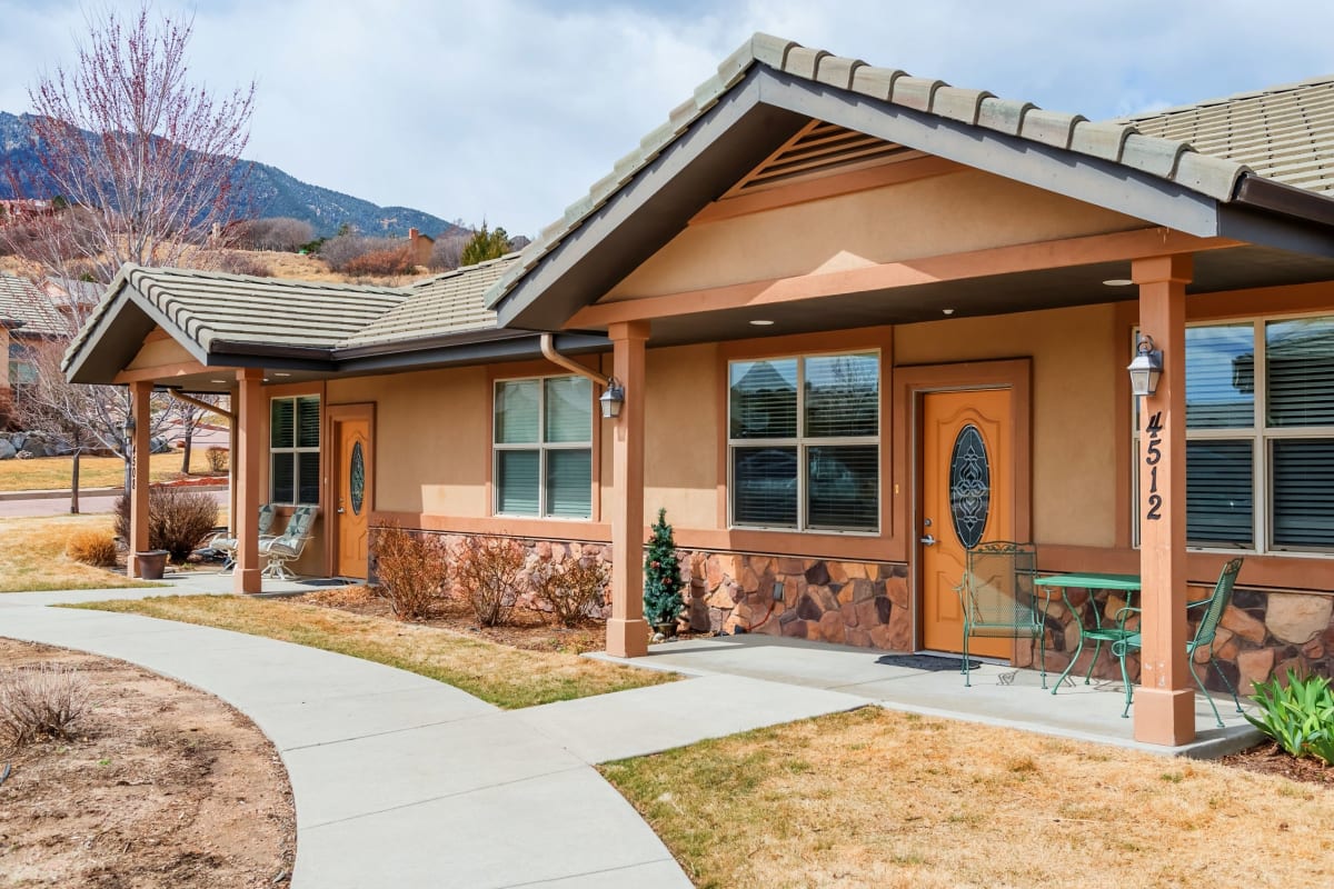 Patio home at The Palisades at Broadmoor Park in Colorado Springs, Colorado