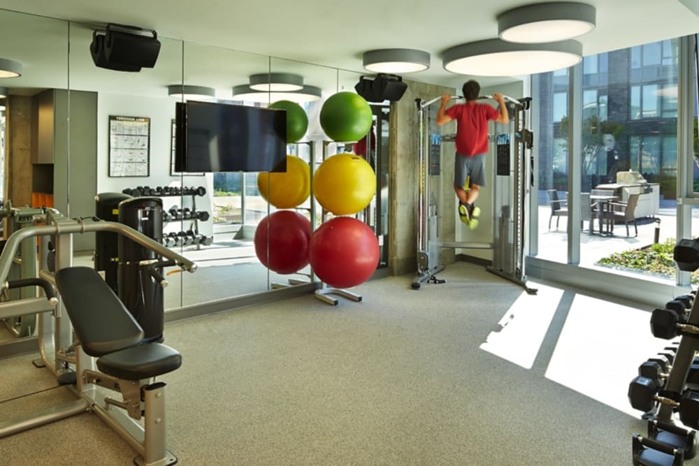 Fitness Center at The Nolo at Stadium Place in Seattle, Washington