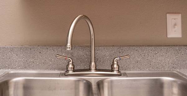 Kitchen sink at Avenue at Converse in Converse, Texas 