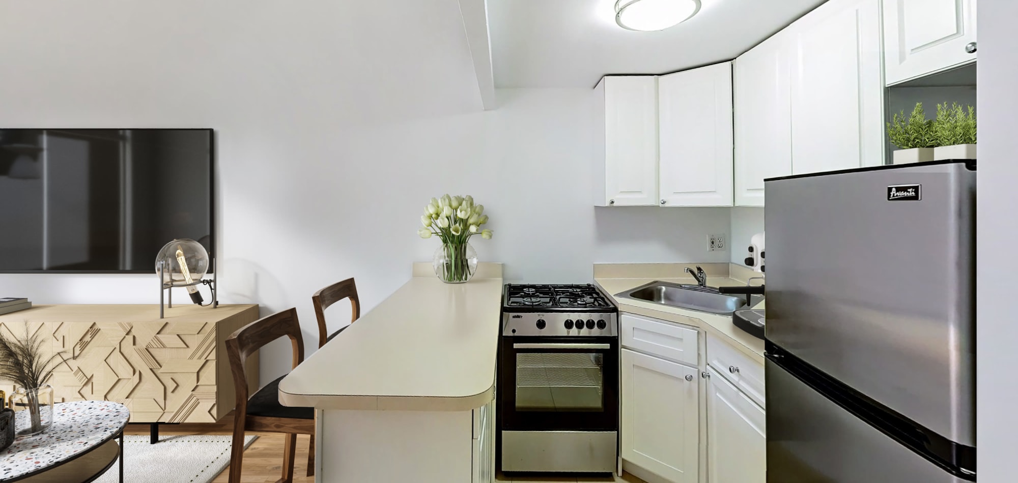 Kitchen at 210-220 E. 22nd Street in New York, New York