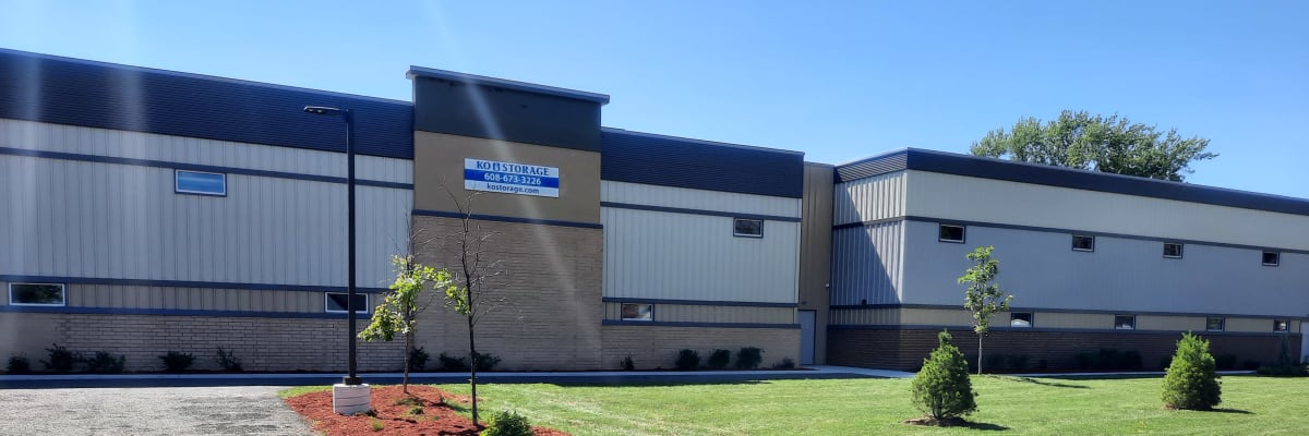 Unit size guide from KO Storage in Stoughton, Wisconsin
