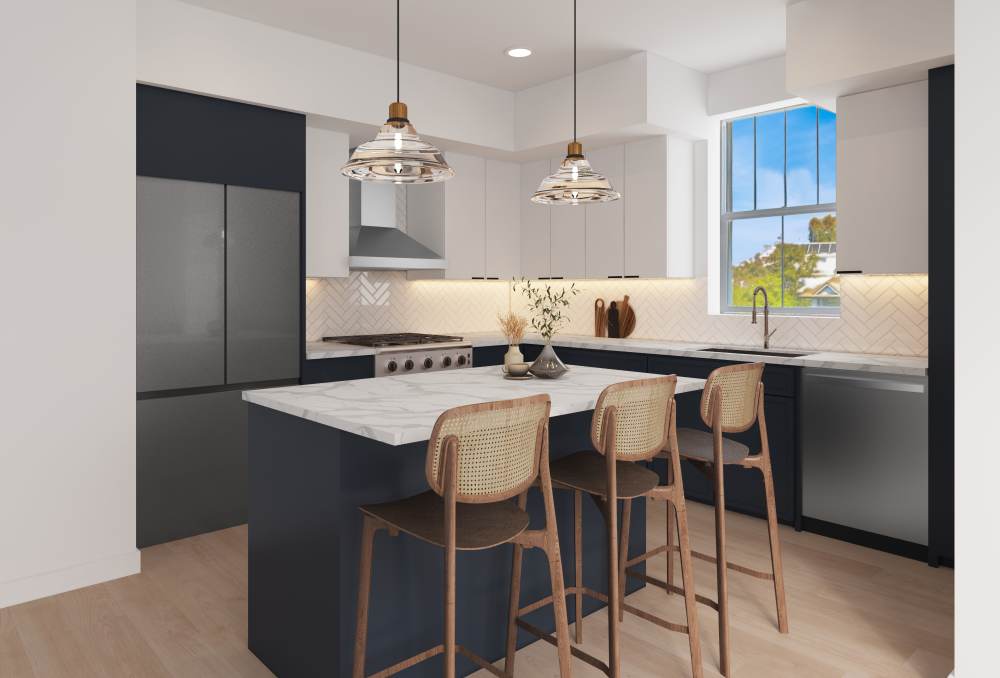 Apartment interior at RIVA Solana Beach in Solana Beach, California 