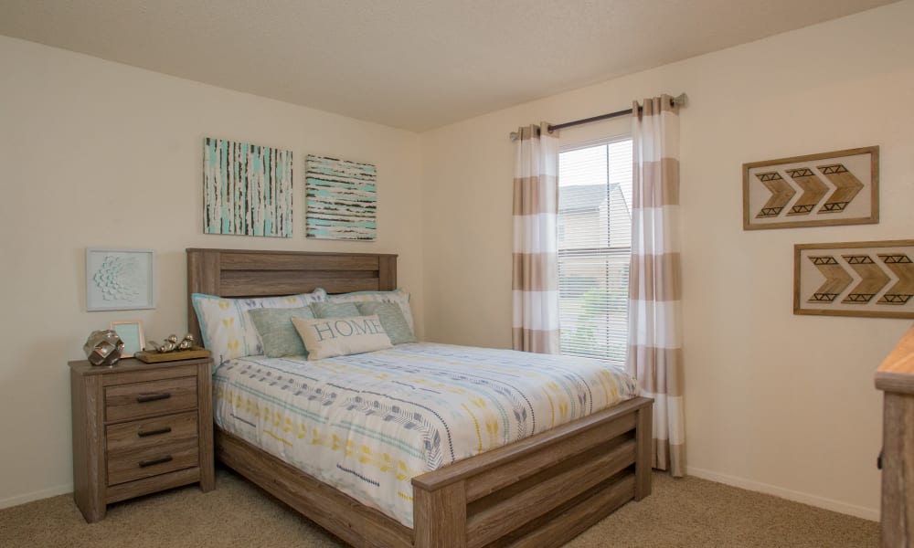 Bedroom at Cimarron Pointe Apartments in Oklahoma City, Oklahoma