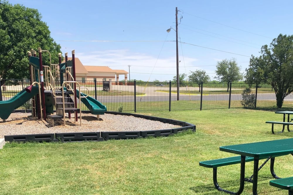 Playground at Bent Tree Apartments in San Angelo, Texas