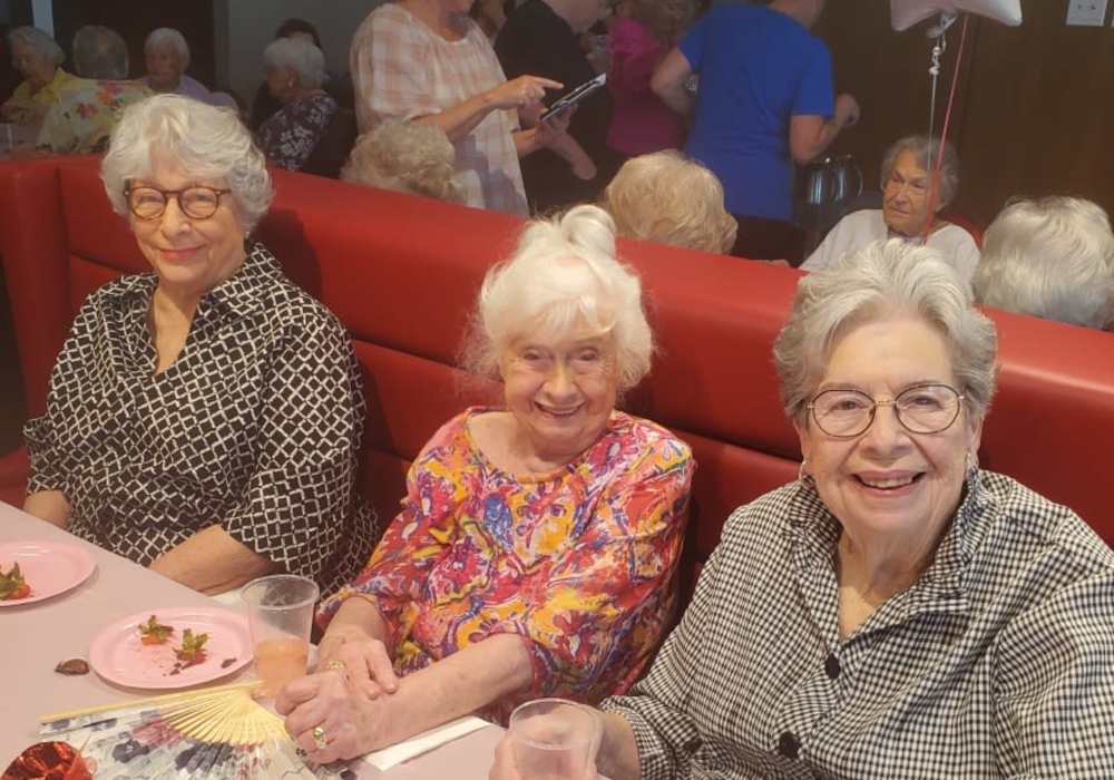 Residents gathered for a meal at Turners Rock in Springfield, Missouri