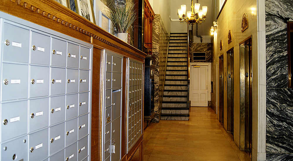 Lockers at Main Street Living in Columbia, South Carolina