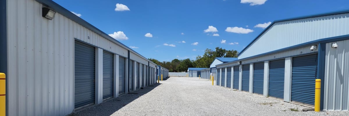 Unit size guide from KO Storage in Azle, Texas