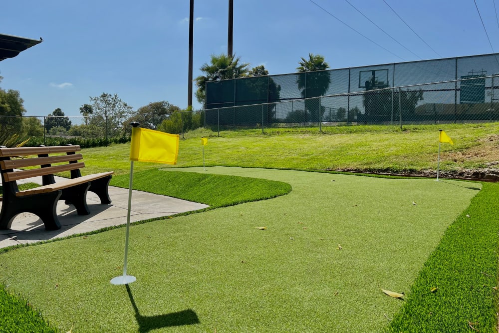 Putting Green at Shadow Ridge Apartments in Oceanside, California