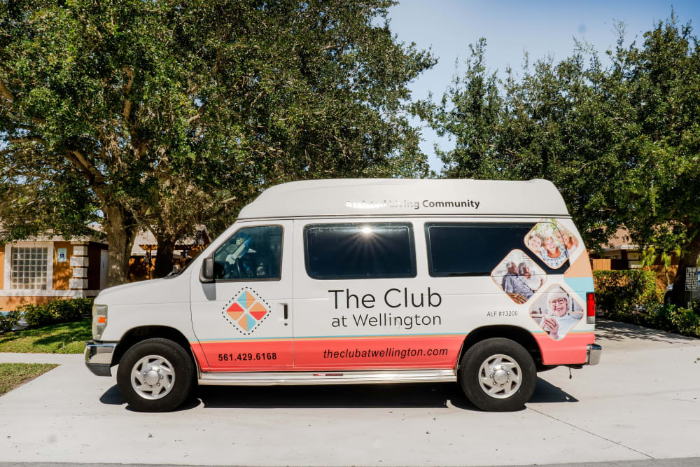 Elegant van at The Club at Wellington in Wellington, Florida