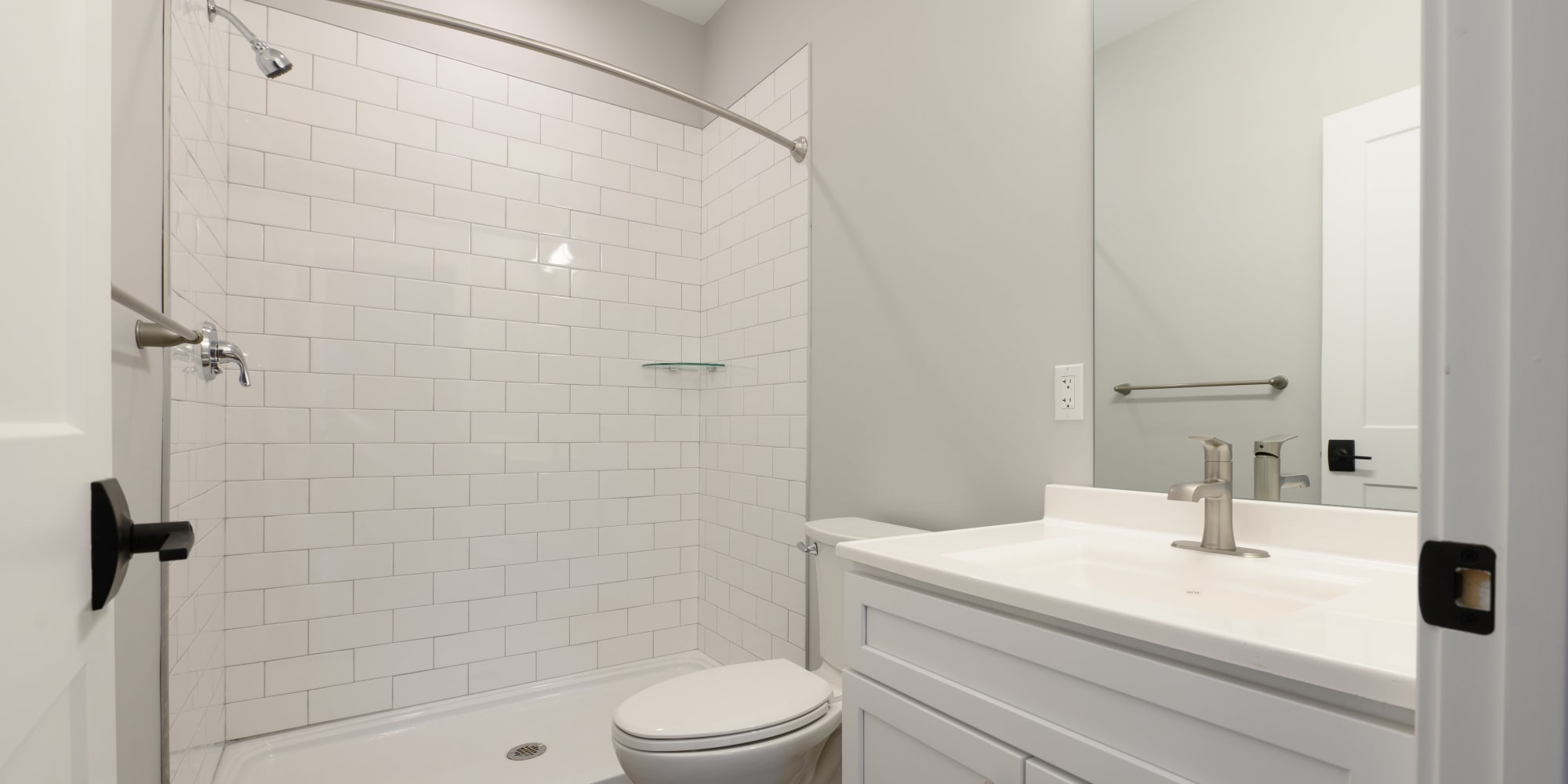 Our Modern Apartments in Cheshire, Connecticut showcase a Bathroom