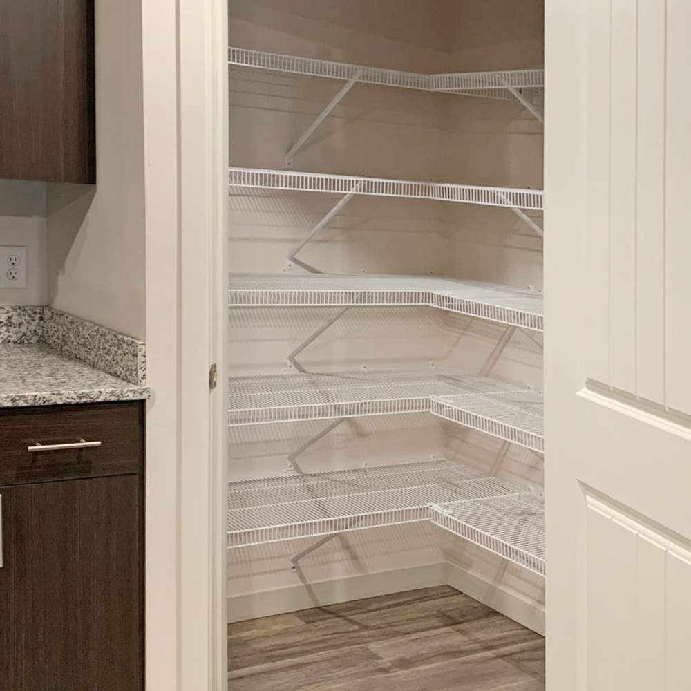 Kitchen pantry at Depot on Main in Zimmerman, Minnesota