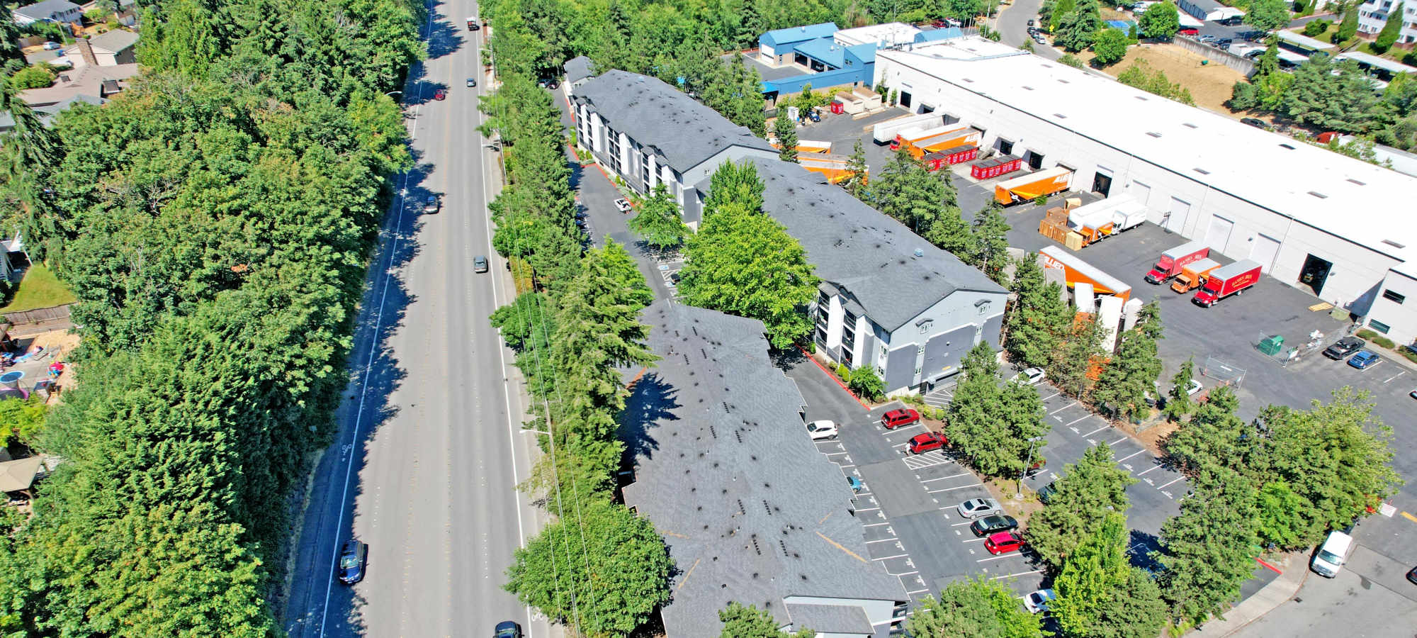 Neighborhood in Karbon Apartments in Newcastle, Washington
