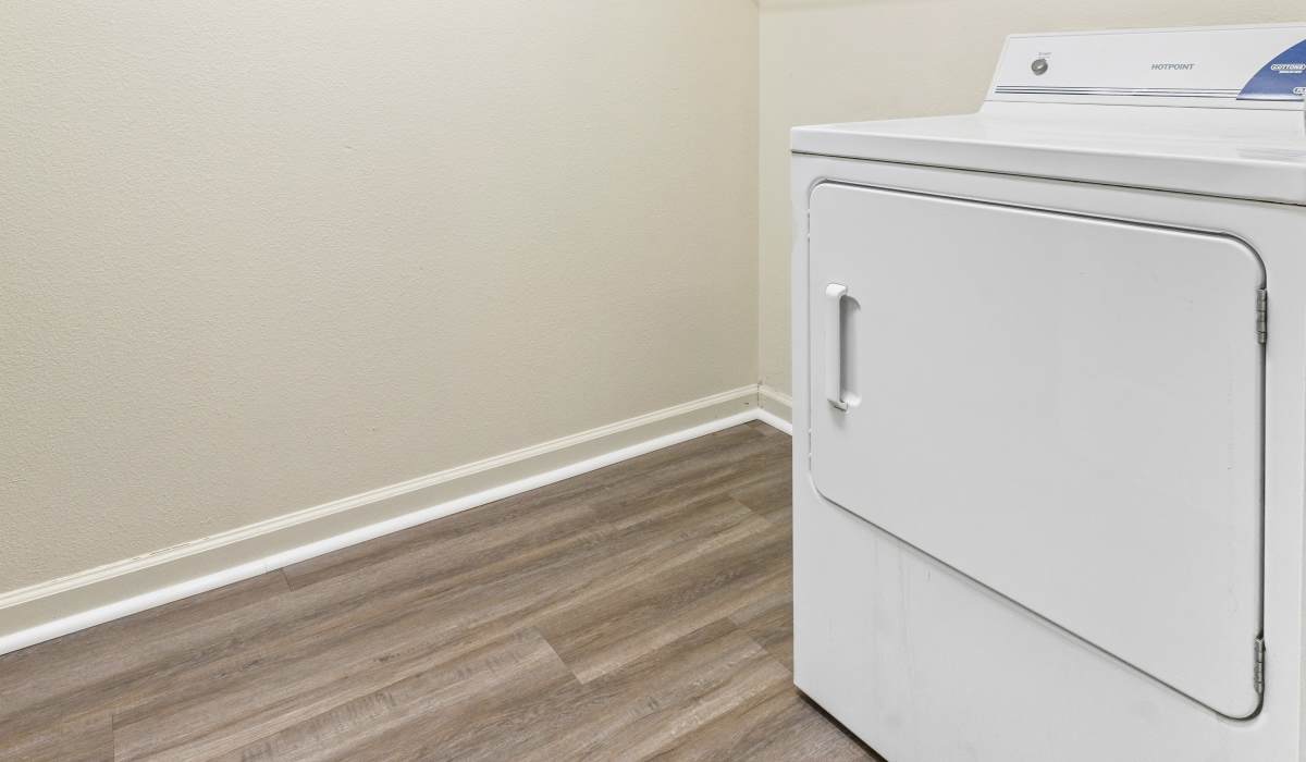 In home washer and dryer at Northampton Village Apartments in Indianapolis, Indiana