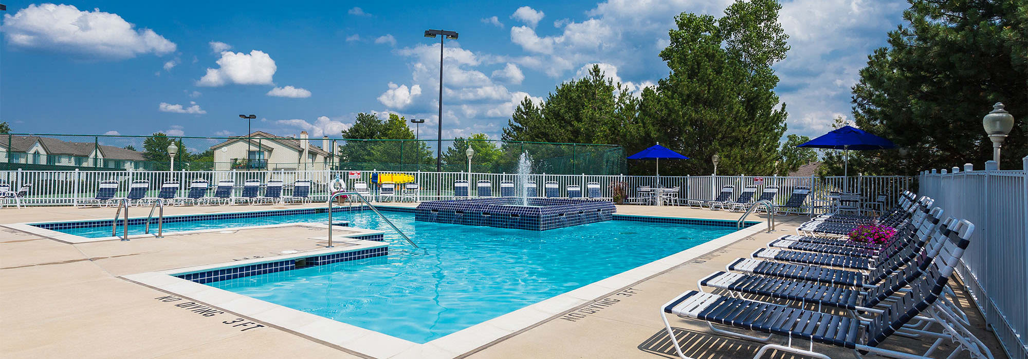 Sun deck at Briar Cove Terrace Apartments in Ann Arbor, MI