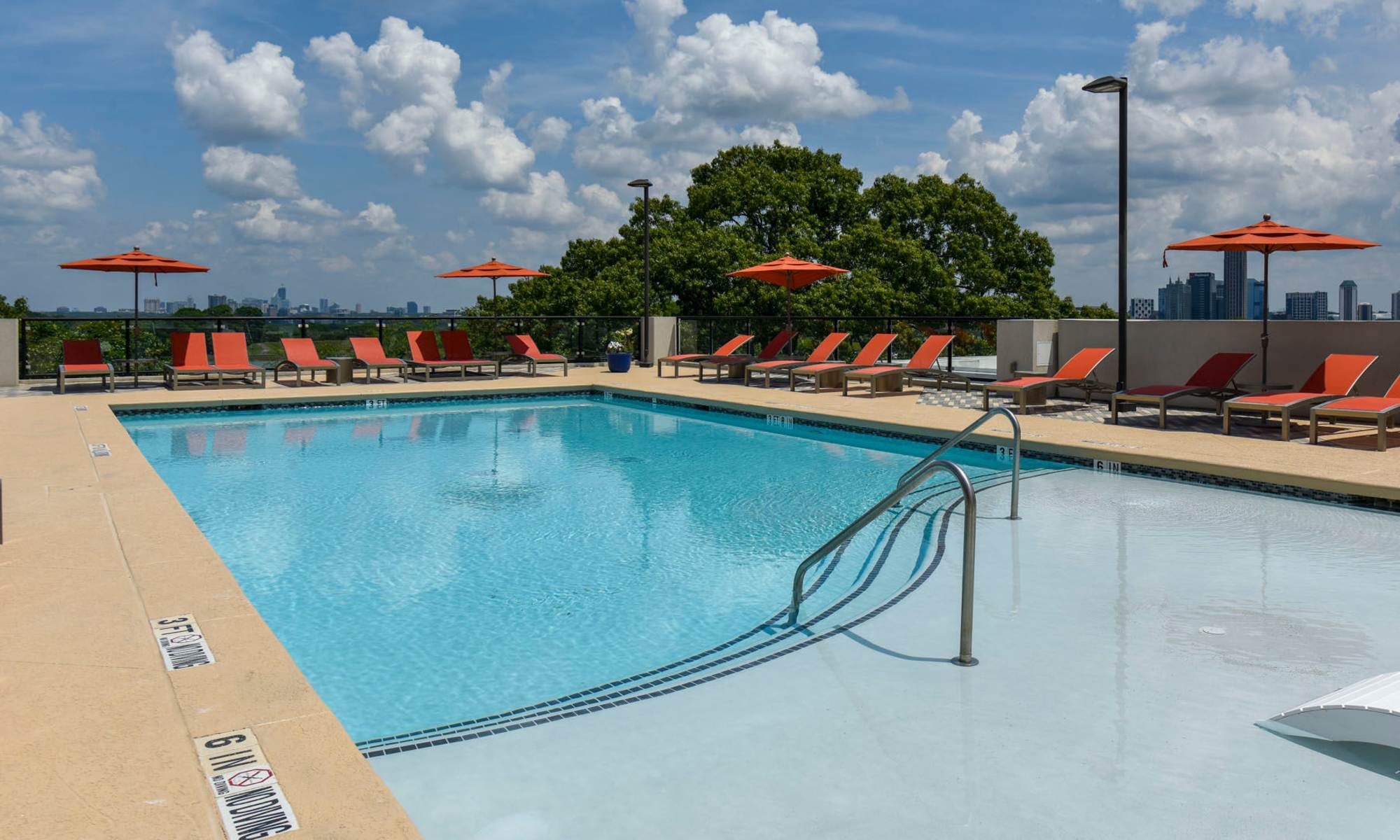 Resort Style Pool at The Mill at Westside in Atlanta, Georgia