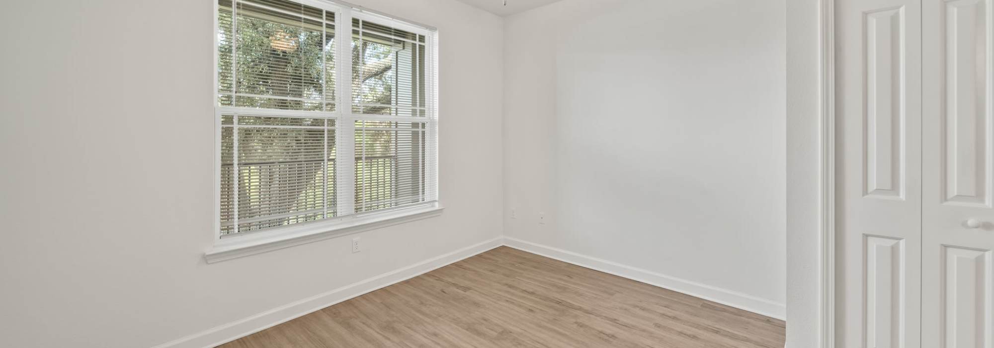 Bedroom with ambient lighting at Fletcher Black in Panama City, Florida
