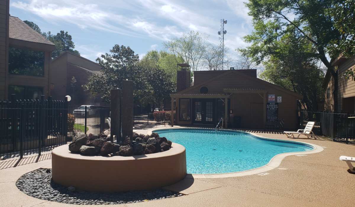 Resort-style pool at Oaks of Kingwood Apartments in Kingwood, Texas