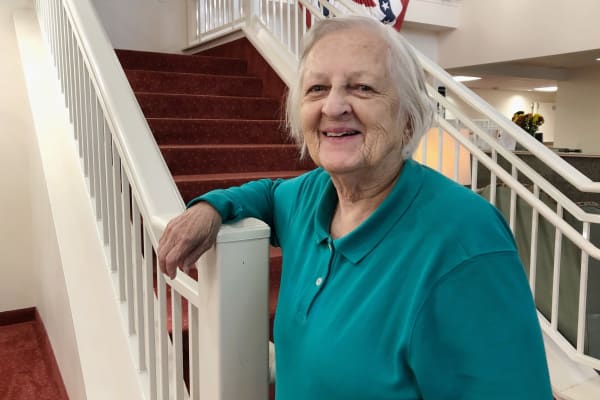 Phyllis Theriault at Birchwoods at Canco Assisted Living in Portland, Maine