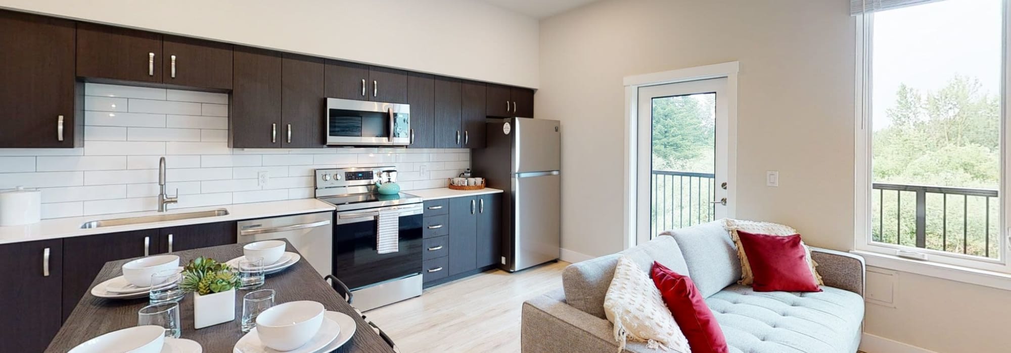 Floor Plans at Brookside Apartments in Gresham, Oregon