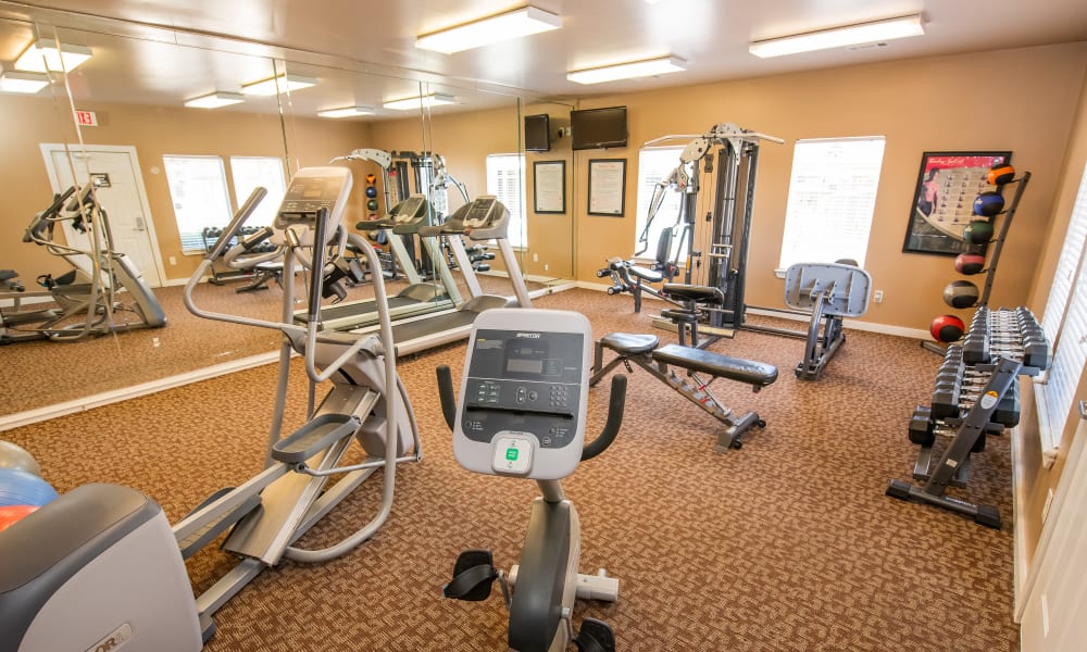 Gym at Remington Apartments in Amarillo, Texas