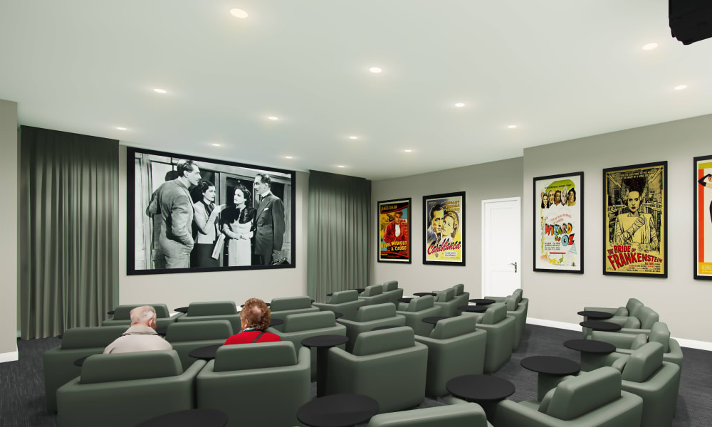 Movie theater at Keystone Place at Richland Creek in O'Fallon, Illinois