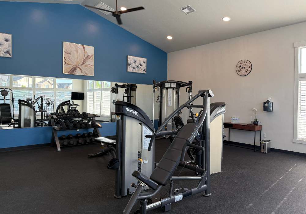 Fitness center at The Enclave in Meridian, Idaho