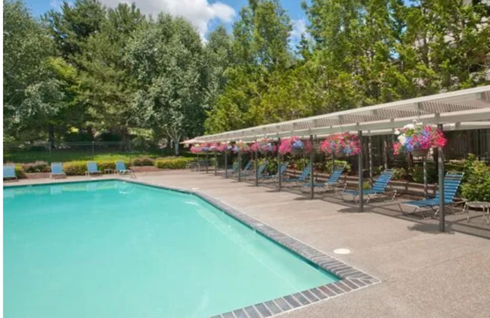Swimming pool at Berkshire Court Apartments in Wilsonville. OR
