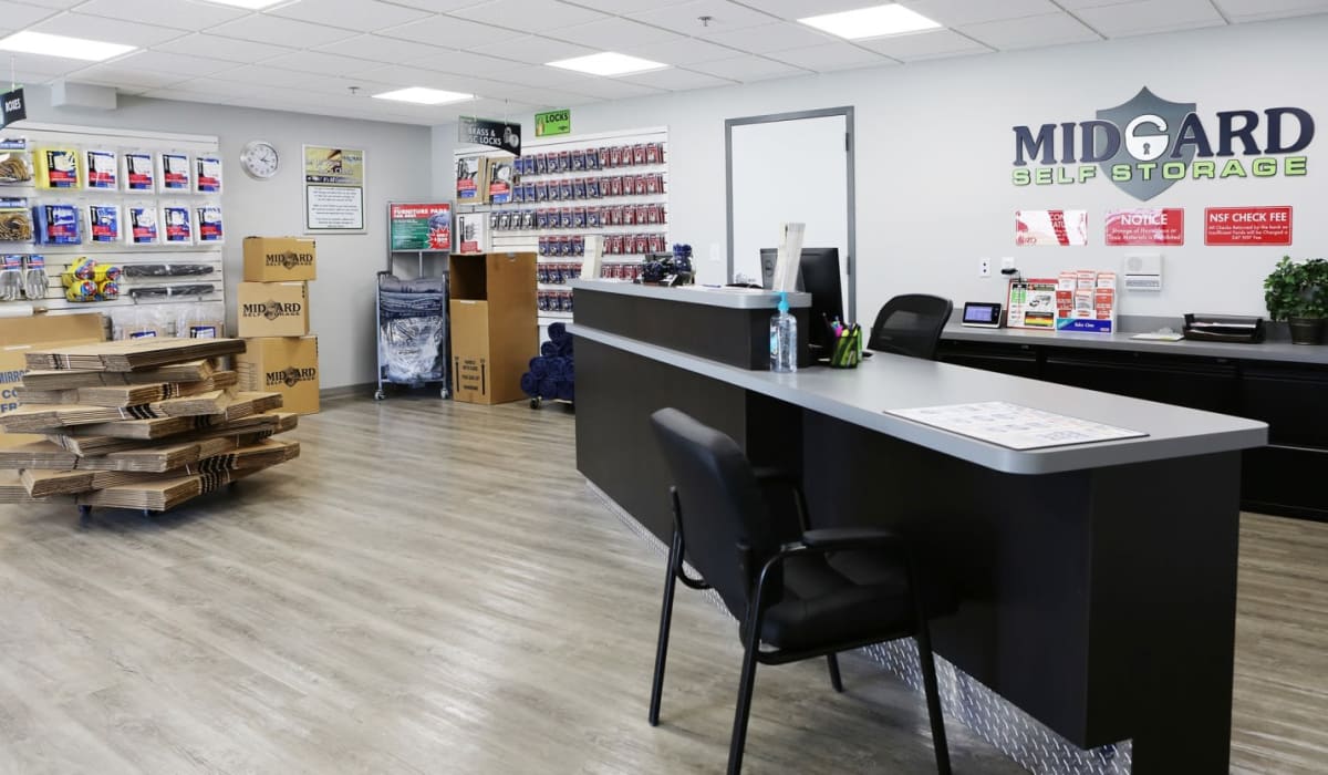 Leasing office at Clover Basin Self-Storage in Longmont, Colorado