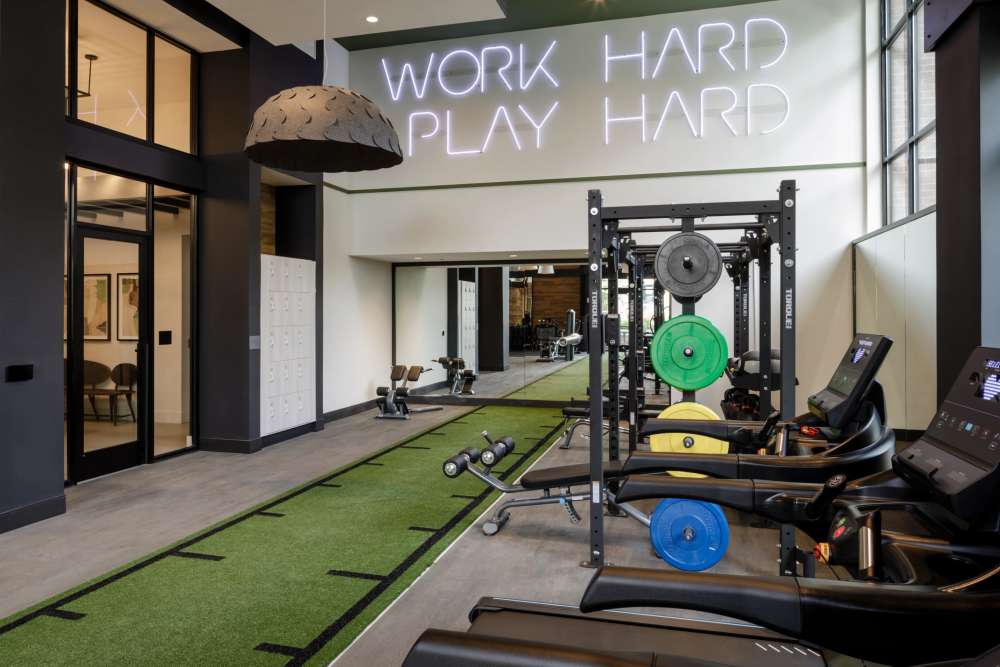 Gym at The Elysian at Stonefield in Charlottesville, Virginia