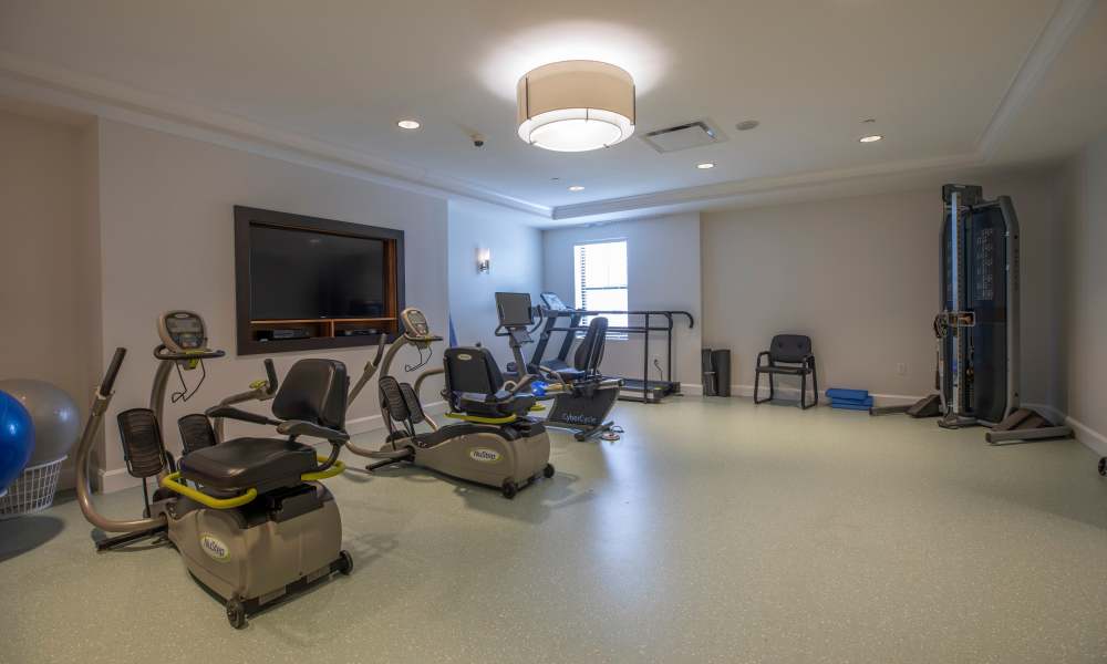 Fitness Center at Keystone Place at Beachwalk in Fort Myers, Florida