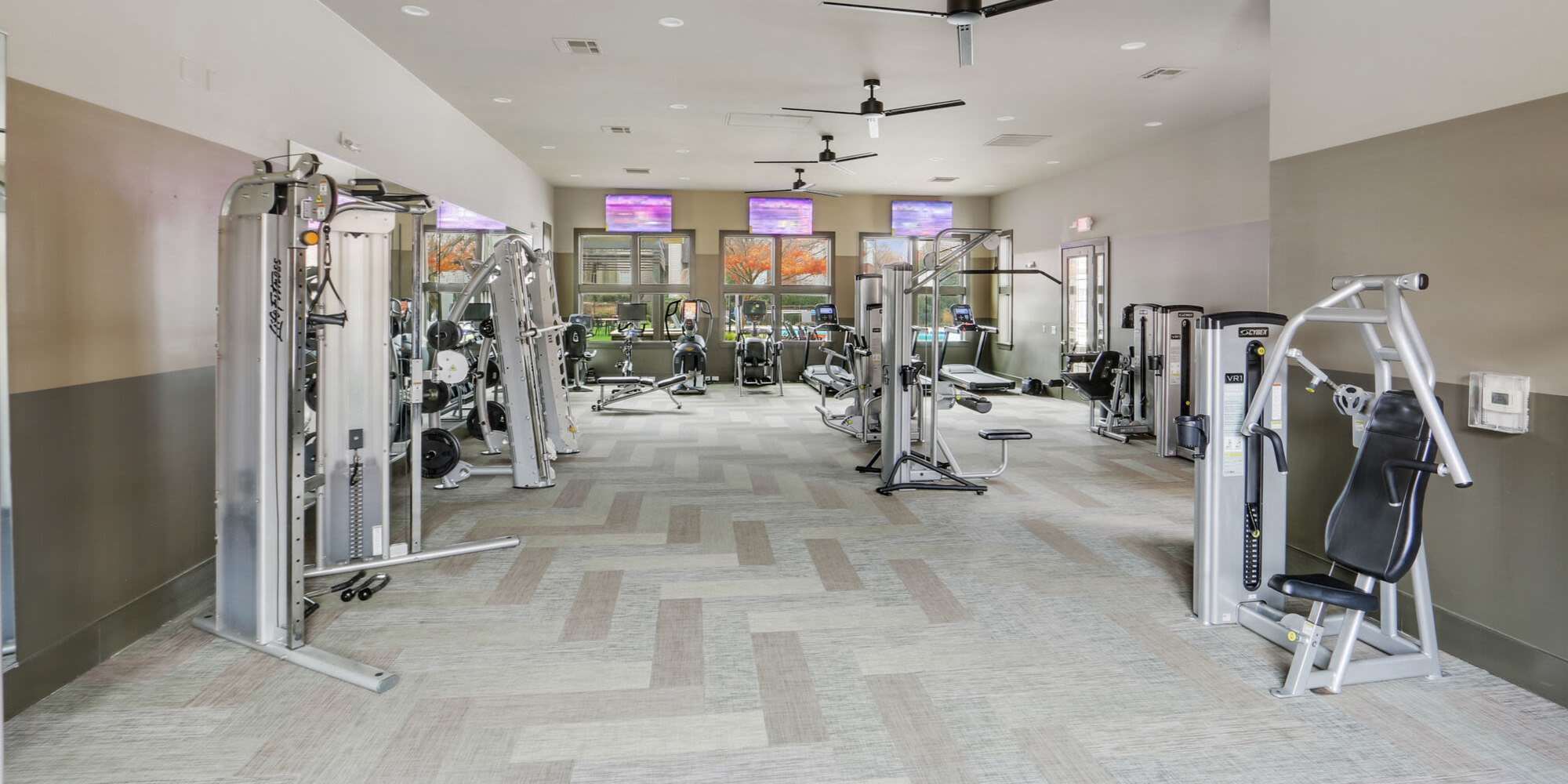 Fitness center in Charlotte, North Carolina at Rock Creek At Ballantyne