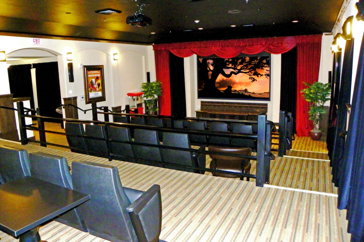 Theater at Colonial Gardens Gracious Retirement Living in Beverly, Massachusetts