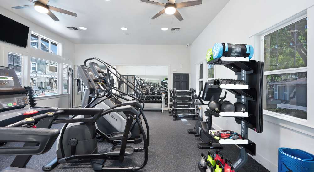Gym facility at McKenzie at Natomas Park in Sacramento, California