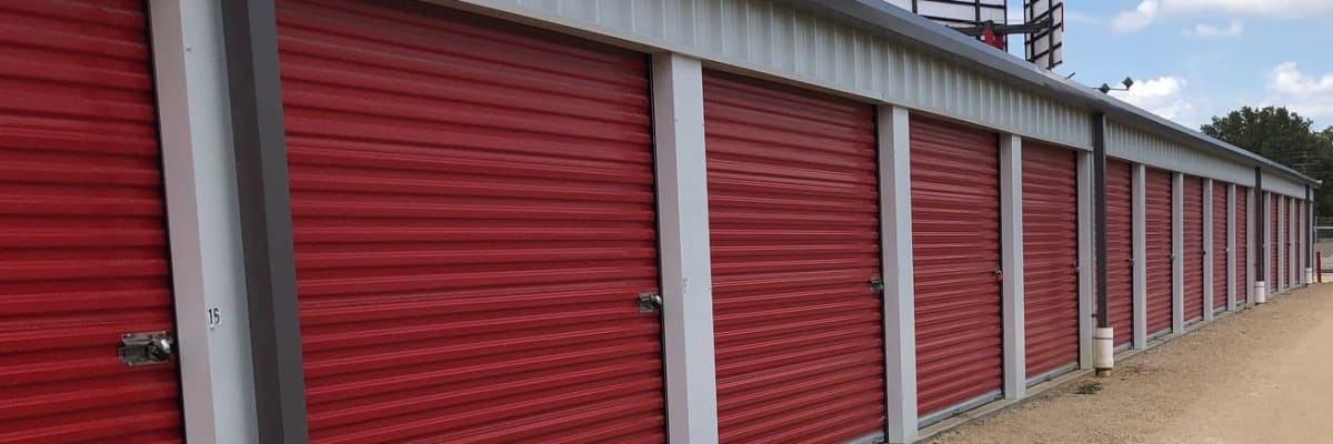 Unit size guide from KO Storage in Mount Vernon, Texas