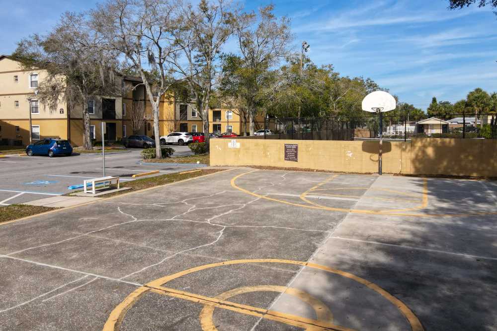 Basketball court at Huntington Reserve in Sanford, Florida