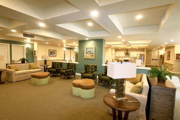 Common area at Westwind Memory Care in Santa Cruz, California