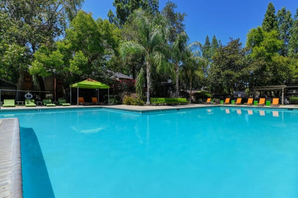 Swimming pool at The Falls at Arden in Sacramento, California