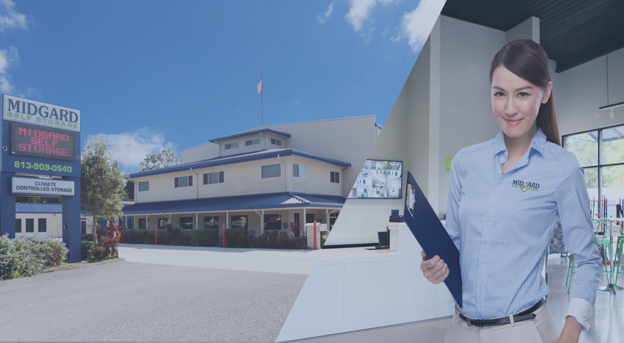 Self storage at Midgard Self Storage in Lutz, Florida