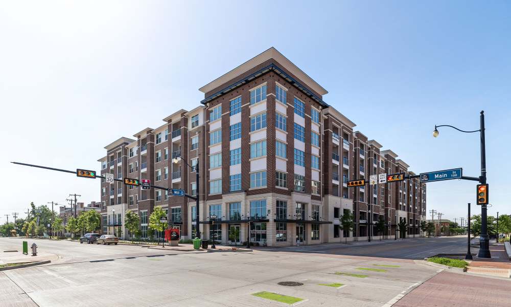 Property exterior at Main and Mill in Lewisville,Texas