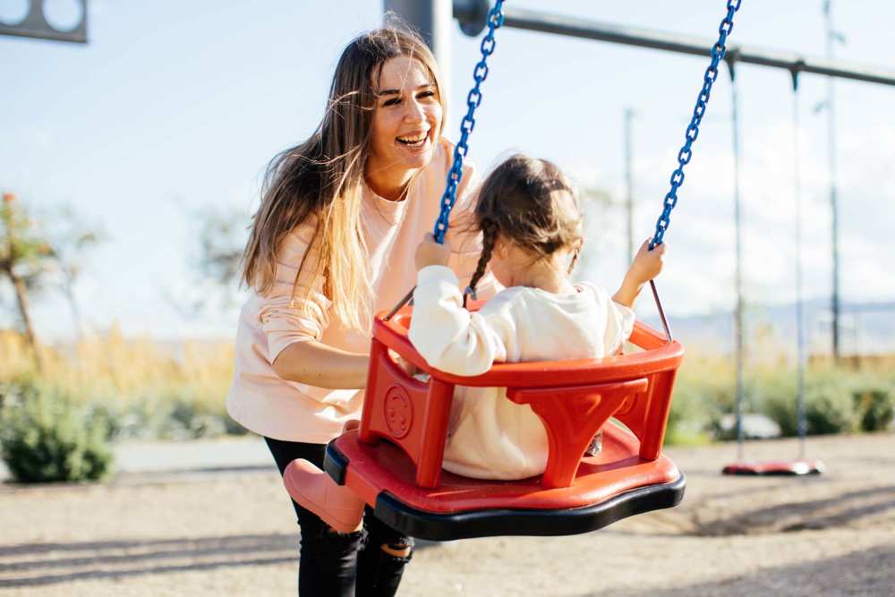 Community playground at Cape Fear Townhomes in Fayetteville, North Carolina
