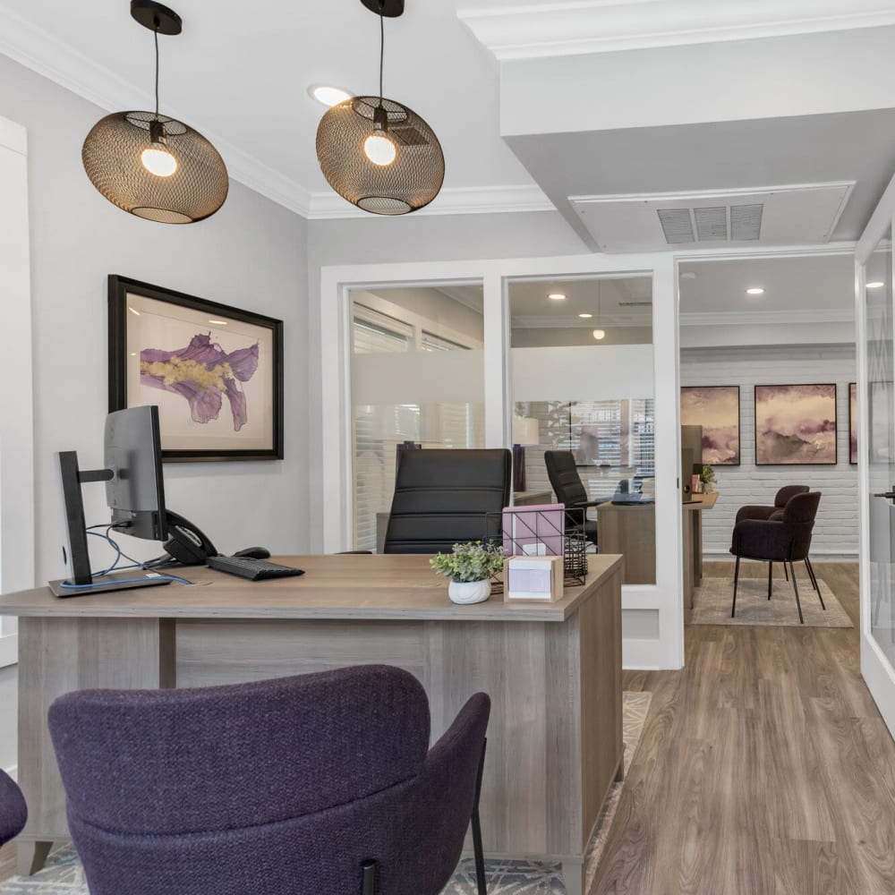 Office area at The Maxwell in Metairie, Louisiana