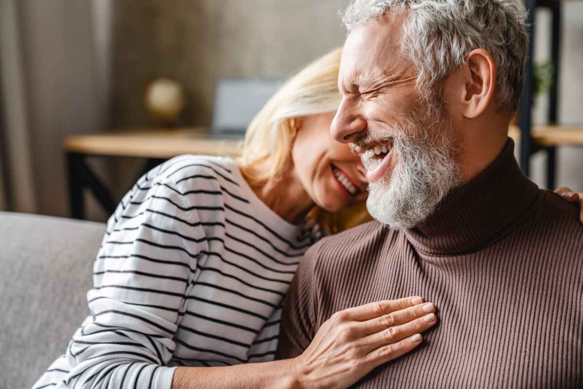 Happy residents at Watermere on Oak Street in Roanoke, Texas