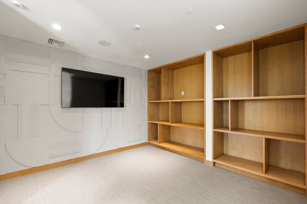 Entertainment center at The Margo, San Diego, California