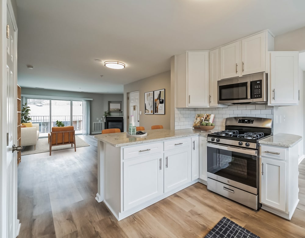 Modern Kitchen at Eagle Rock Apartments at Bel Air North in Forest Hill, Maryland