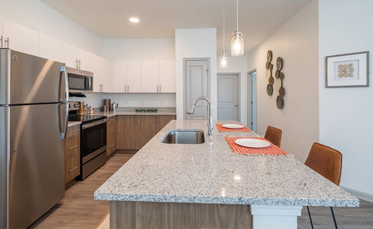 Open floor plans at Winding Creek Apartments in Webster, New York.
