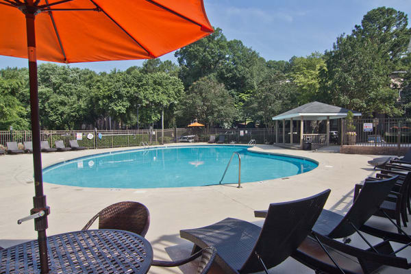 Swimming pool at The Trails of North Hills in Raleigh, NC
