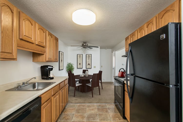 Perinton Manor Apartments offers a beautiful kitchen in Fairport, New York