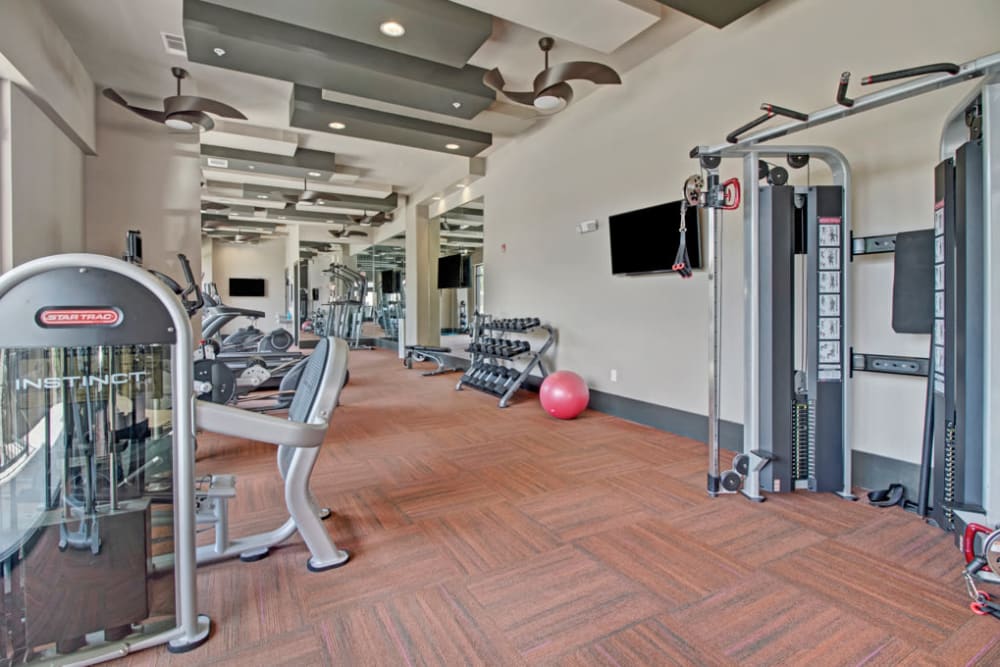 State-of-the-art fitness center at Duet in Nashville, Tennessee