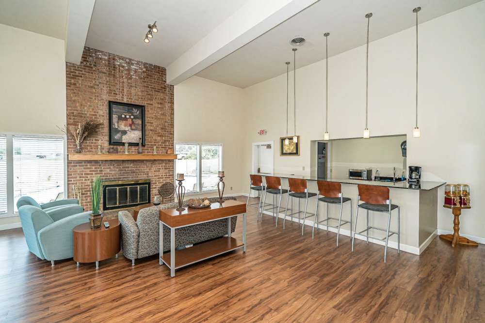 Community clubhouse at Pear Tree in Saint Ann. MO