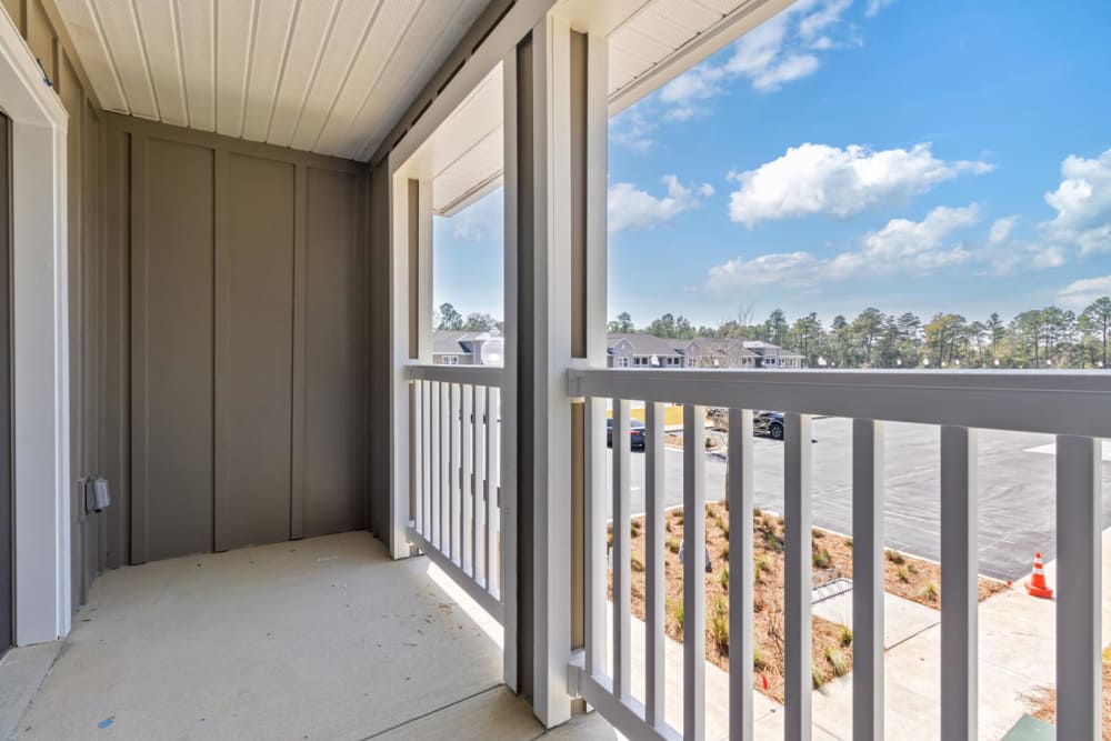 Balcony at Rosemary Place in Freeport, Florida